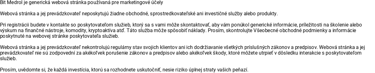 Rizikové vyskakovacie Okno